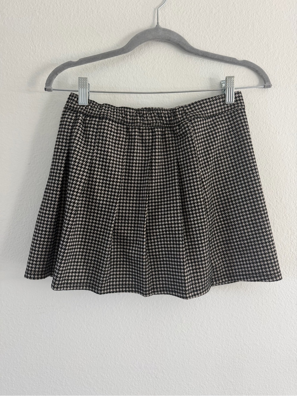 Abercrombie Kids Youth Girls Houndstooth Pleated Mini Skort Size 15/16 - Picture 3 of 4